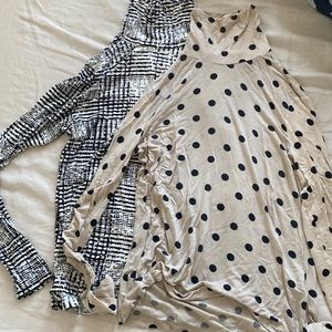 H&M turtle neck shirts x 2, size M
